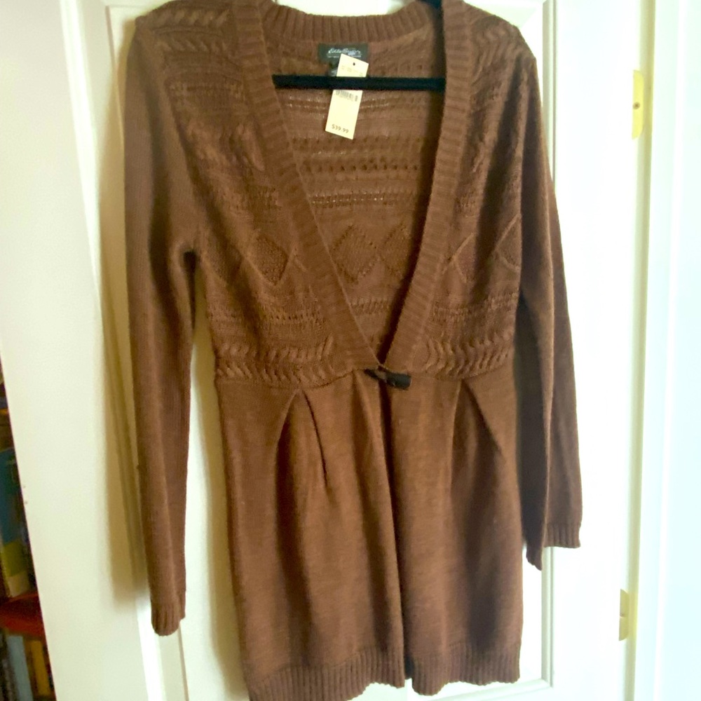 Eddie Bauer cardigan. New and never worn!
